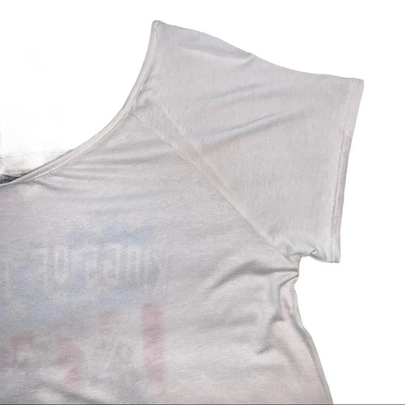 Zenobia Born To Ride White Short Sleeve Shirt Motorcycle NWOT - Picture 6 of 8